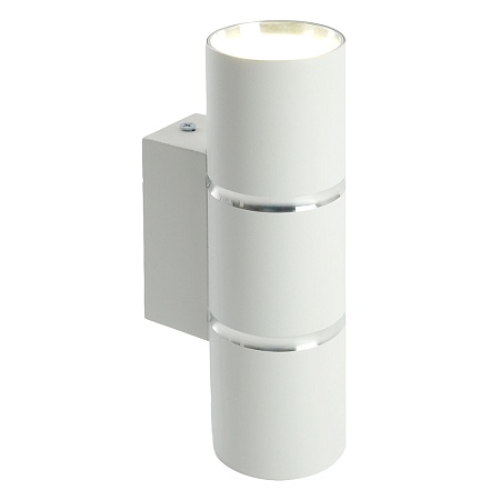 Светильник  настенный Feron ML1860 ZEN MR16 35W, 230V, 2*GU10, белый, хром IP20 - фото