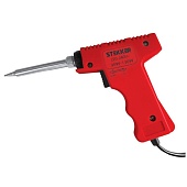 Паяльник импульсный двухрежимный с керам. нагревателем  30/130Вт, долговечное жало, 230В, STEKKER PLE502-130