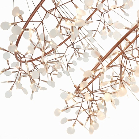 Люстра подвесная ST-Luce Медный/Белый LED 486*0,5W 3500K (из 3-х коробок) SL379.203.486 - фото