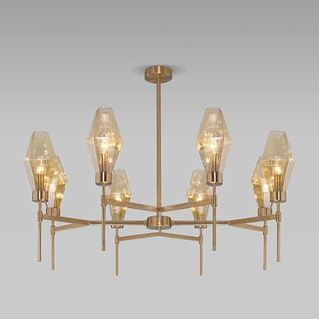 Потолочный светильник Eurosvet 60143/8 латунь - фото