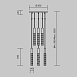 Подвесной светильник Maytoni MOD328PL-L18BS3K - фото
