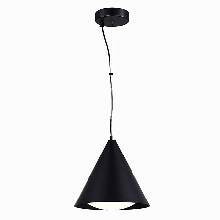 Светильник подвесной ST-Luce Черный/Черный LED 1*7W 3000K SL6501.403.01 - фото