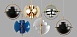 Люстра Louis Weisdorff Multi-Lite Pendant Blue Imperiumloft 123427-22 - фото