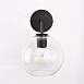Бра Rh Utilitaire Globe Shade Single Sconce Black Imperiumloft 123275-22 - фото