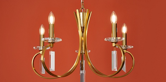 Подвесной светильник Freya FR2040PL-05BS - фото