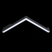 Магнитный трековый светильник Черный LED 1*15W 3000K 950Lm Ra&gt;90 120° IP20 L305xW305xH2 ST800.436.15