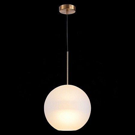 Светильник подвесной ST-Luce Латунь/Белый E27 1*40W SL1133.523.01 - фото