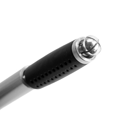 Нож макетный с алюминиевой рукояткой, 0,5 мм, кейс, 6 лезвий в комплекте, STEKKER KMU-41-S - фото