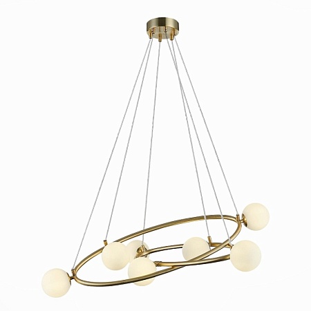 Люстра подвесная ST-Luce Золотистый/Белый G9 7*5W SL1508.203.07 - фото