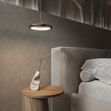 Подвесной светильник Eurosvet 90034/1 золото - фото