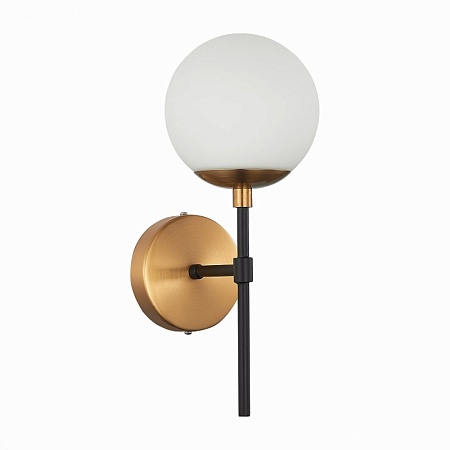 Бра ST-Luce Бронза,Черный/Белый E27 1*40W SL1203.401.01 - фото