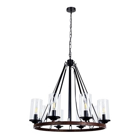 Подвесная люстра ARTE LAMP A7014SP-8BK - фото
