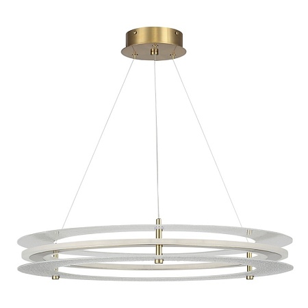Светильник подвесной ST-Luce золотистый/Прозрачный LED 1*40W 4000K SL6245.203.01 - фото