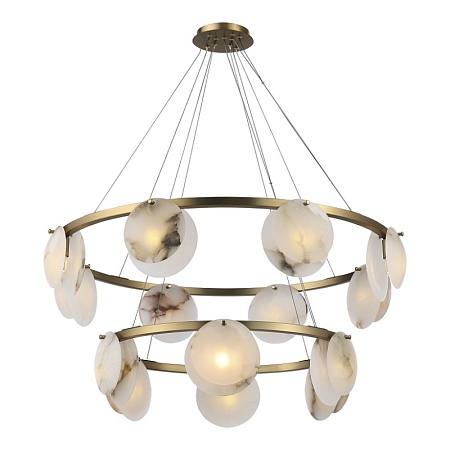 Светильник подвесной ST-Luce Латунь/Алебастр G9 14*5W 4000K SL1520.303.14 - фото