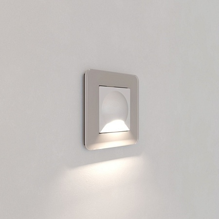 Встраиваемая LED подсветка МУН белый матовый W1154401 - фото