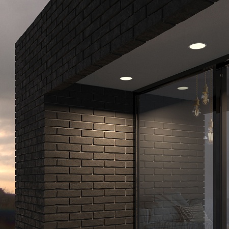 Светильник садово-парковый встраиваемый Light LED 3004 35159/U белый Elektrostandard - фото