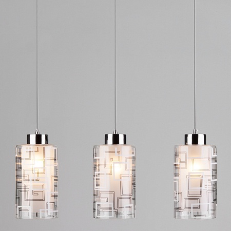 Подвесной акцентный светильник Eurosvet 50002/3 хром - фото