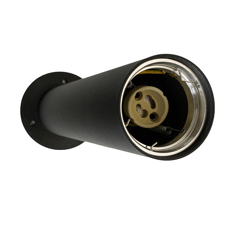 Светильник садово-парковый Feron DH1105, 15W, GU10,230V, черный (столб) - фото