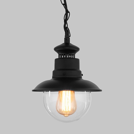 Уличный подвесной светильник Talli H черный IP44 GL 3002H черный Elektrostandard - фото
