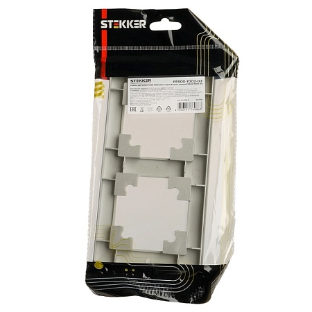 Рамка STEKKER, PFR00-7001-04 1-местная, пластик, серия Катрин, шоколад - фото