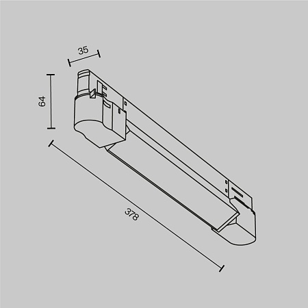 Трековый светильник Technical BASIS TR196-3-10W2.7K-B - фото