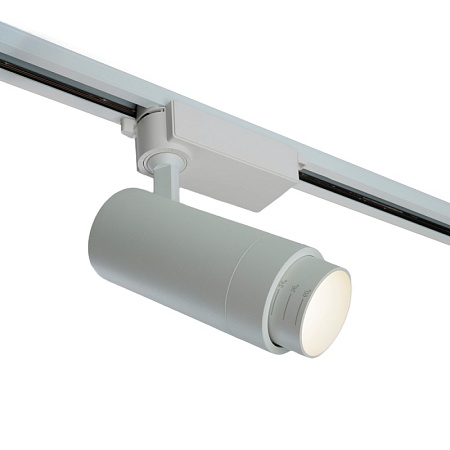 Светодиодный светильник Feron AL137 трековый однофазный на шинопровод 20W 4000K белый, изменяемый угол освещения 15-60град - фото