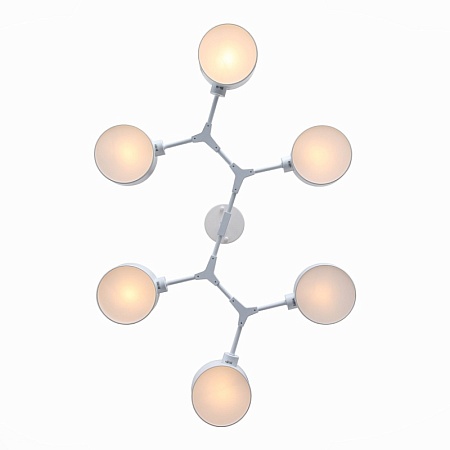 Светильник потолочный Белый/Белый E14 6*60W SLE183502-06 - фото