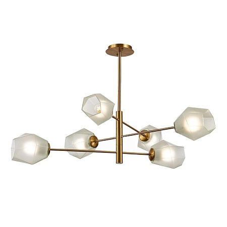 Светильник потолочный Латунь/Белый E27 6*60W SLE205202-06 - фото