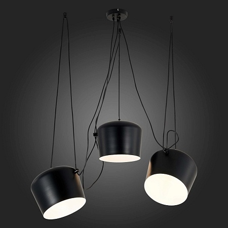 Светильник подвесной Черный/Черный E27 3*40W SLE120643-03 - фото