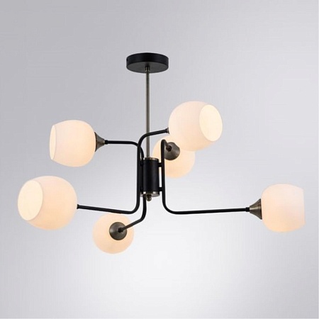 Люстра на штанге ARTE LAMP A3564PL-6BK - фото