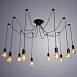 Подвесная люстра ARTE LAMP A9184SP-10BK - фото