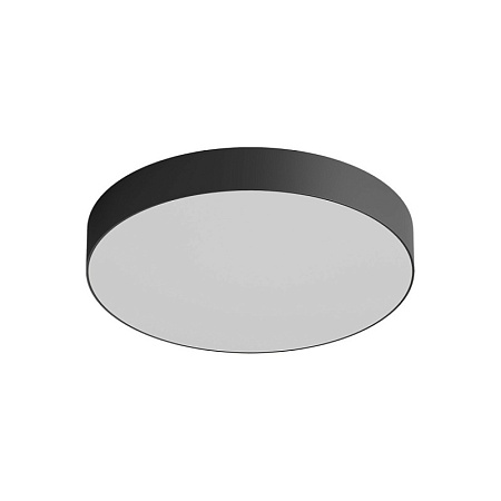 DK2851-BK Накладной светильник TAB 36 Вт, LED LED 3000K/4000K/6500K, IP 20, d212mm, черный, алюминий/акрил - фото