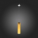 Светильник подвесной ST-Luce Хром/Янтарный E27 1*60W SL1145.193.01 - фото