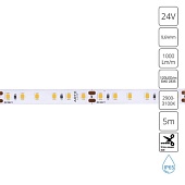 Светодиодная лента 24V 9,6W/m 3000К 5м Arte Lamp AQUA TAPE A2412008-04-3K