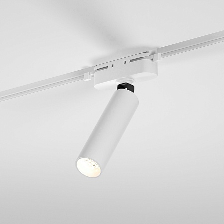 Трековый светодиодный светильник Pika 6W 4000K однофазный (белый) 85110/01 Elektrostandard - фото