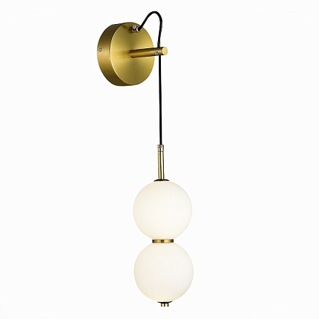 Бра ST-Luce Золотистый/Молочно-белый LED 1*7W SL6112.201.07 - фото