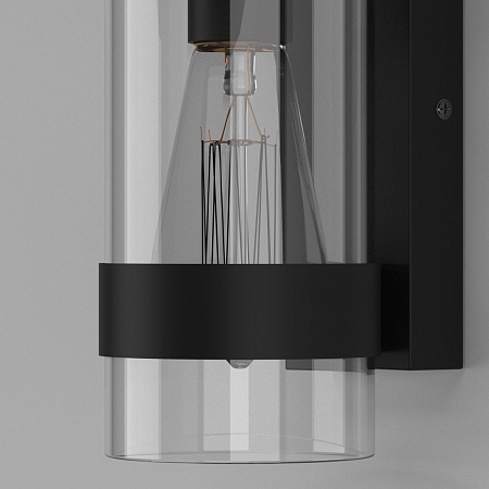 Уличный настенный светильник Falcon 35167/D черный Elektrostandard - фото