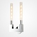 Бра Canelle Wall Lamp Double Sconces Chrome Imperiumloft 147875-22 - фото