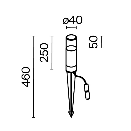 Ландшафтный светильник Outdoor Glide O437FL-01GF1 - фото