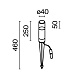 Ландшафтный светильник Outdoor Glide O437FL-01GF1 - фото