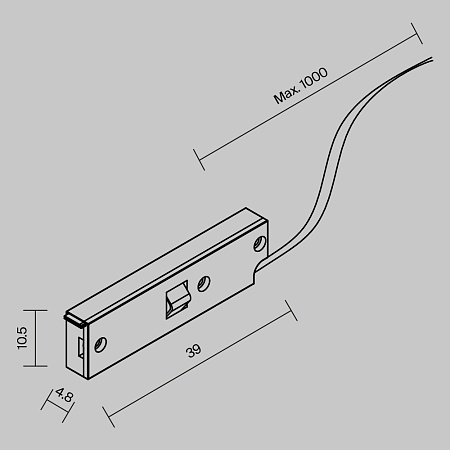 Комплектующие для трековой системы Technical TRA184B-1B-100 - фото