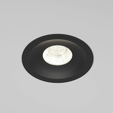 Светильник встраиваемый светодиодный Combi 10W 4000K черный 25067/LED Elektrostandard - фото