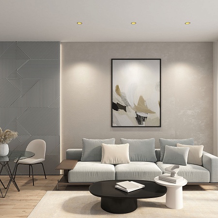 DK3026-BG Встраиваемый светильник, IP 20, 10 Вт, GU5.3, LED, черный/золотой, пластик - фото