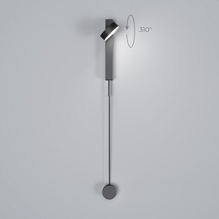 Настенный светодиодный светильник Orco LED с диммером 40112/LED графит Elektrostandard - фото