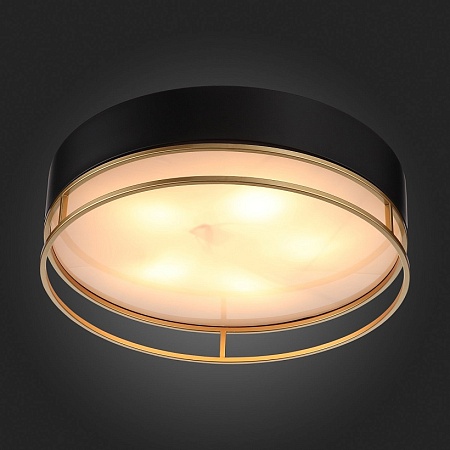 Светильник потолочный ST-Luce Черный, Матовое золото/Белый E27 5*40W SL1127.432.05 - фото