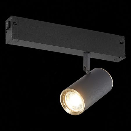 Св-к трек. Черный GU10 1*50W IP20 L104xW54xH111 180-240V Без ламп ST504.436.01 - фото