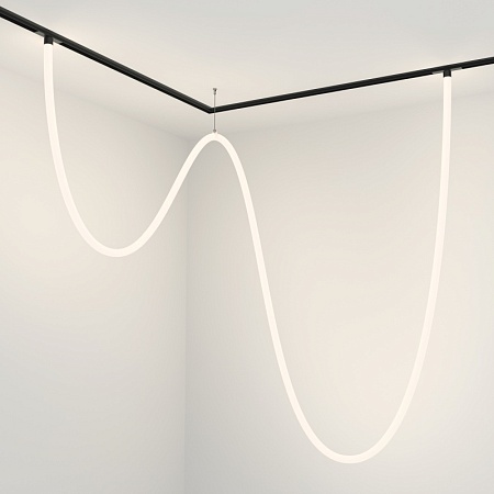 Трековая система Technical подвесная магнитная чёрная 200x200 TS-S-200-TR101-2-100W4K-B