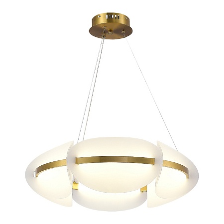 Люстра подвесная ST-Luce Золотистый/Белый LED 1*45W 3000K SL1304.203.45 - фото