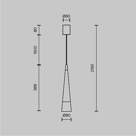 Подвесной светильник Maytoni Sintesi P090PL-L12CH3K - фото