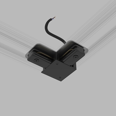 Соединитель электрический коннектор угловой с вводом питания для однофазного шинопровода 85012/00 Elektrostandard - фото